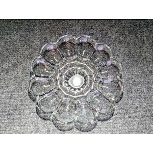 Vintage Anchor Hocking Deviled Egg Plate in Original Box